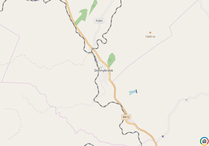 Map location of Donnybrook